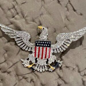 Ann Hand Federal Eagle Pin - Rare - Sterling Silver - Unavailable Now
